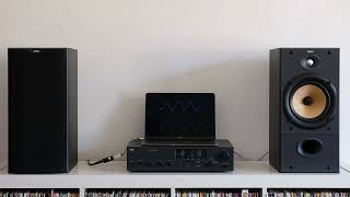 45 BampW DM602 S2 Speaker Demo [upl. by Ynaiffit]