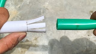 Why Didnt I Know This Trick Before How To Connect A Water Hose To A Pvc Pipe Without Using Glue [upl. by Ycnahc671]