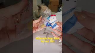 ASMR Opening a Hello Kitty McDonalds Happy Meal Toy from 2001 swugasmr Nostalgia VintageToys [upl. by Ettenal]