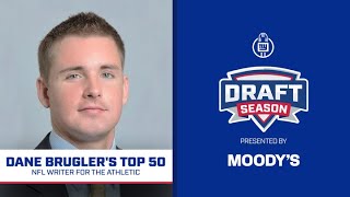 The Athletics Dane Brugler’s Top 50 NFL Draft Prospects  Draft Season  New York Giants [upl. by Attennod]