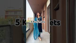 51 Trending Kurta Sets for October ✨💗 affiliate trendingkurti myntrafashion [upl. by Neb]