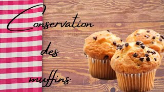 Combien de temps se conservent les muffins Comment congeler des muffins [upl. by Eirrac795]