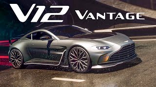 Aston Martin V12 VANTAGE 2023 Sound Specs Design [upl. by Stubstad414]