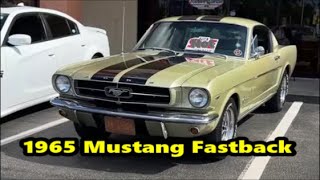 1965 Mustang Fastback 289  Throaty Idle  Walk Around [upl. by Atsedom497]