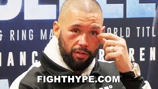 TONY BELLEWS LAST POSTFIGHT PRESS CONFERENCE OF CAREER AFTER KNOCKOUT LOSS TO USYK [upl. by Eslehc]