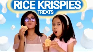 LETS MAKE RICE KRISPIES TREATS [upl. by Naamana]