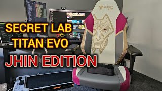 SECRETLAB TITAN EVO  LEAGUE OF LEGENDS JHIN EDITION [upl. by Eak]