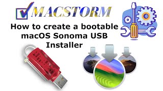 How to create a bootable macOS Sonoma USB installer [upl. by Dnallor]