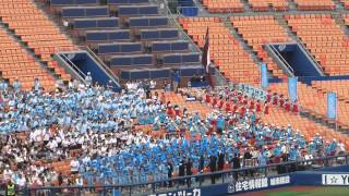 横浜商業高校 「Y校の意気」から始まる応援メドレー：第９６回全国高校野球選手権大会神奈川県大会 [upl. by Myrta]