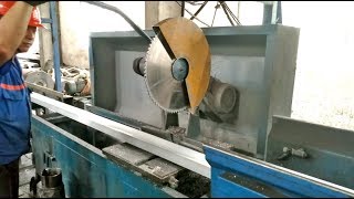 aluminium extrusion saw aluminium profile manual saw hot saw machine [upl. by Nnylcaj]