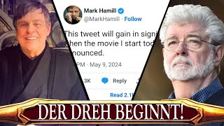 Mark Hamill BEGINNT DREH Ist Luke Skywalker zurück [upl. by Carilyn818]