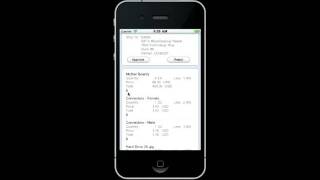 JD Edwards EnterpriseOne Mobile Purchase Order Approval Demo [upl. by Brigg632]