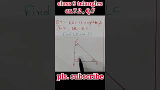 triangles class 9 chapter 7viralvideo youtubeshorts triangle [upl. by Aneladgam]