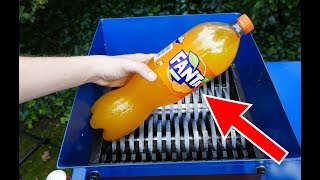 FANTA SHREDDING AMAZING EXPERIMENT [upl. by Gavra]