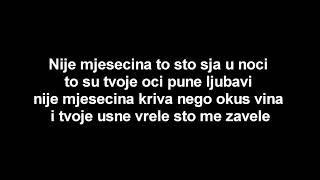 Toše ProeskiMjesečina LYRICSTEKSTTEXT [upl. by Eisdnyl777]