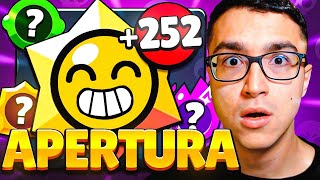 Mi MAYOR APERTURA de STARR DROPS ABRO 252 DROPS en BRAWL STARS [upl. by Giaimo]