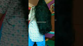 hair combing for long hair Indian girl india longhair love combing brushing hair shorts [upl. by Verla]