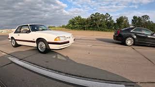 Notchback Mustang on the streets notchback foxbody mustangs [upl. by Kiley]