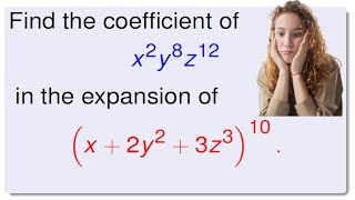 Can you find the coefficient of this term  Multinomial Theorem [upl. by Quartet788]