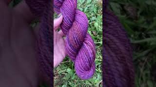 Hand Spinning Falkland Wool into Yarn [upl. by Nyllij]