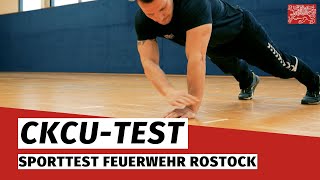 CKCUTest • Sporttest Feuerwehr Rostock [upl. by Bellew]