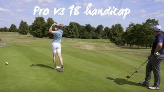 Pro vs 18 Handicap  3 Hole Matchplay [upl. by Ecraep561]