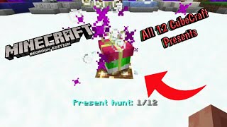 All 12 CubeCraft Present Hunt Locations 2020 [upl. by Yblehs]