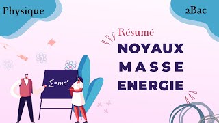 Nucléaire Résumé du cours NoyauxMasse amp Energie 2Bac BIOF 2022 [upl. by Lesoj953]