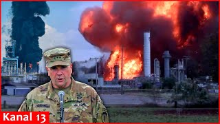 US general assessed Ukrainian strikes on Russian oil depots quotMoscow will literally burnquot [upl. by Introc806]