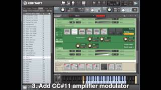 Adding MIDI CC 11 to Sample Libraries in Kontakt [upl. by Mllly]