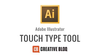 Illustrator How to use the Touch Type Tool [upl. by Akanke942]