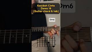 Kasidah Cinta  Dewa 19 Guitar Tutorial [upl. by Fernanda38]