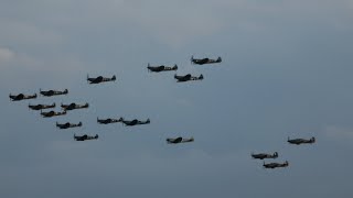 4K The Big Wing at Duxford Battle of Britain airshow 2023 [upl. by Nessy]