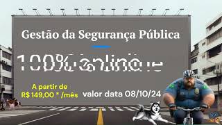 Faculdade para carreira Pocial SEGURANÇA PÚBLICA Faculdade 100 online RECONHECIDA PELO MEC [upl. by Graham]