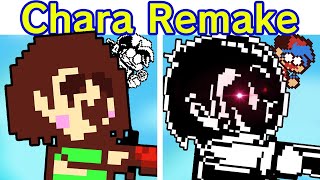 Friday Night Funkin Vs Chara Remake  Megalo Strike Back  Secret Song FNF ModBF Undertale [upl. by Yajeet]