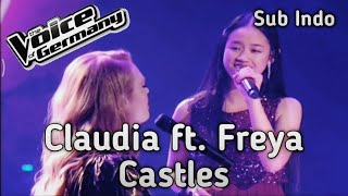 Castles  Claudia Emmanuela Santoso amp Freya Ridings  Voice of Germany  Lyrics amp Subtitle Indonesia [upl. by Meehyr480]