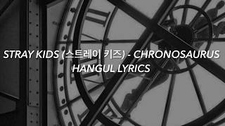 STRAY KIDS 스트레이 키즈  CHRONOSAURUS Hangul Lyrics [upl. by Irret]