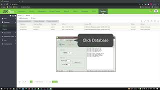 ZKTeco BioTime Tutorial – How to Backup amp Restore Database [upl. by Minna]