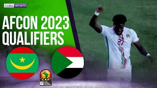 Mauritania vs Sudan  AFCON 2023 QUALIFIERS HIGHLIGHTS  06042022  beIN SPORTS USA [upl. by Nigem]