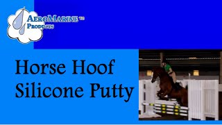 How to Use Fast Set Horse Hoof Silicone Putty by AeroMarine Products [upl. by Hanschen896]