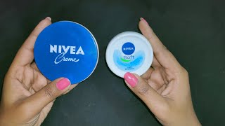 which cream is best For Dry And Oily Skin  Nivea soft cream vs Nivea cream  Nivea cream review [upl. by Kliment]