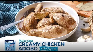 How to Make Creamy Chicken Adobo with Chef Erik [upl. by Avie589]