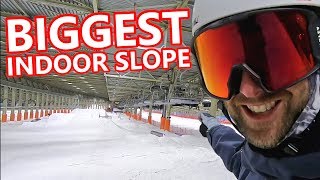 Biggest Indoor Snowboarding In Europe [upl. by Gish]