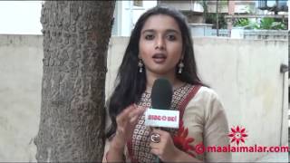 Heroine Deepthi Nambiar at Thulli Vilayadu Team Interview by videomaalaimalarcom [upl. by Yentirb]