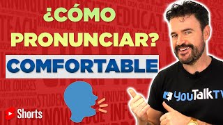 ⭐Aprende a PRONUNCIAR quotComfortablequot en INGLÉS truco súper fácil [upl. by Daniell150]