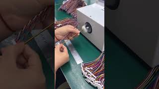 Wire harness coiling process Good tools and machinery can increase work efficiency [upl. by Redleh]