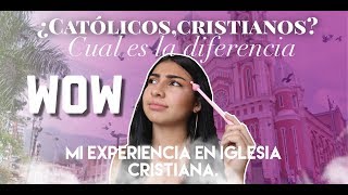 Mi experiencia en una iglesia cristianadiferencia iglesia católica y cristianaLuchizapata [upl. by Mehs471]