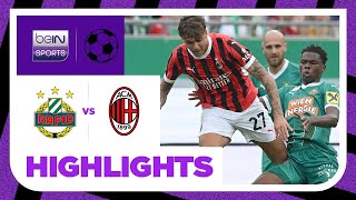 Rapid Vienna 11 AC Milan  PreSeason Friendly  Match Highlights [upl. by Dabbs891]