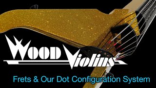 Frets and the Dot Configuration System demonstrated by electric violinist Mark Wood of Wood Violins [upl. by Ayotyal646]