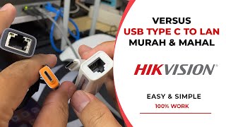 Test Converter USB Type C To LAN Murah VS Mahal [upl. by Kelli534]